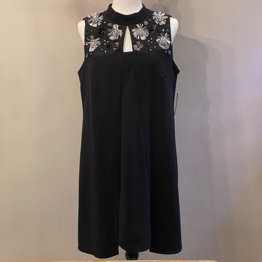 BADGLEY MISCHKA Studio Luxe Sequinned LBD Party Dress BNWT